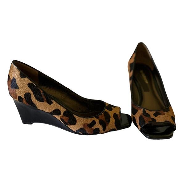 LIZ CLAIBORNE Cheetah Print Rave2 Heels 6M - Picture 1 of 9